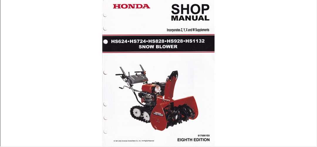 honda hs624 snowblower parts diagram