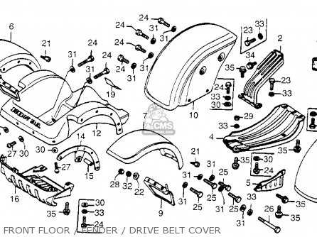 honda odyssey fl250 parts diagram