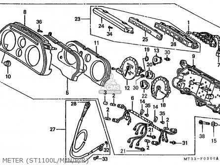 honda st1100 parts diagram