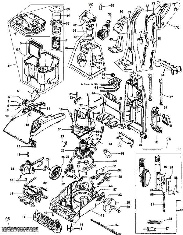 hoover max extract parts diagram