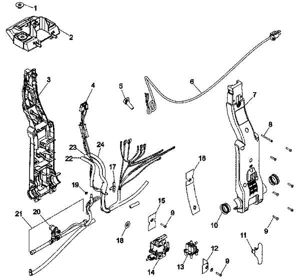 hoover max extract parts diagram