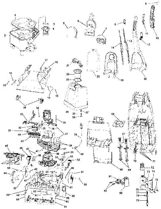 hoover power path pro xl parts diagram