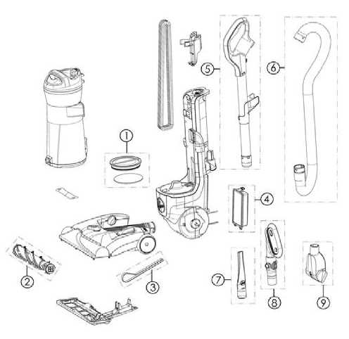 hoover uh74200 parts diagram