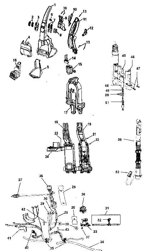 hoover uh74220 parts diagram