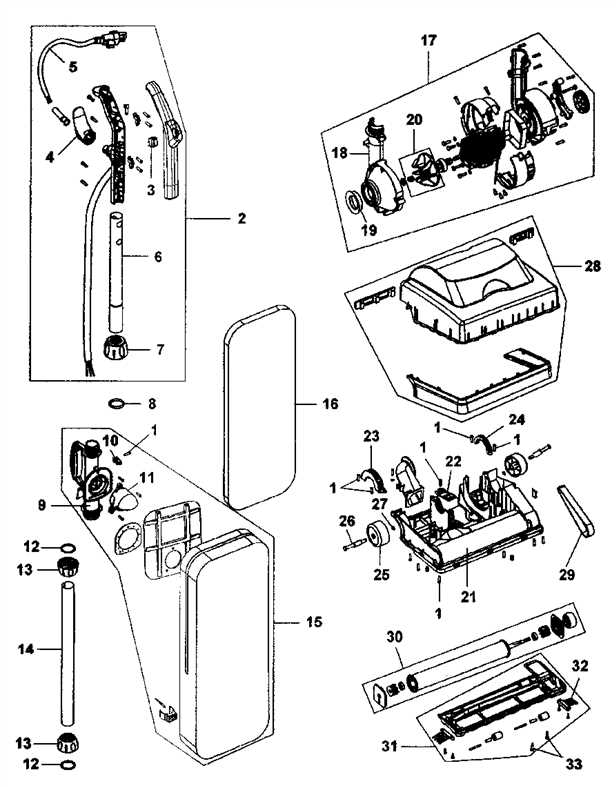 hoover windtunnel parts diagram