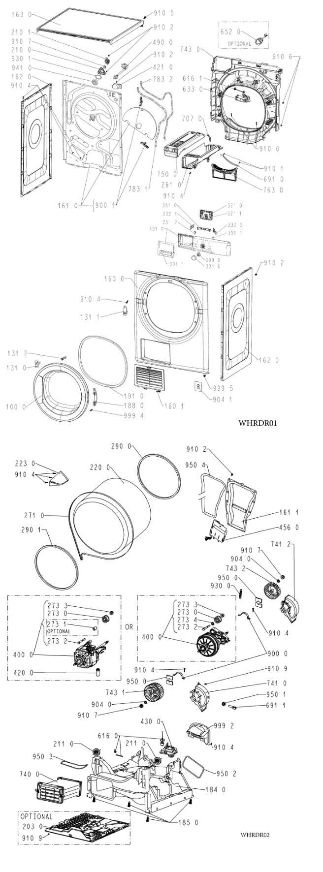 hotpoint washer parts diagram