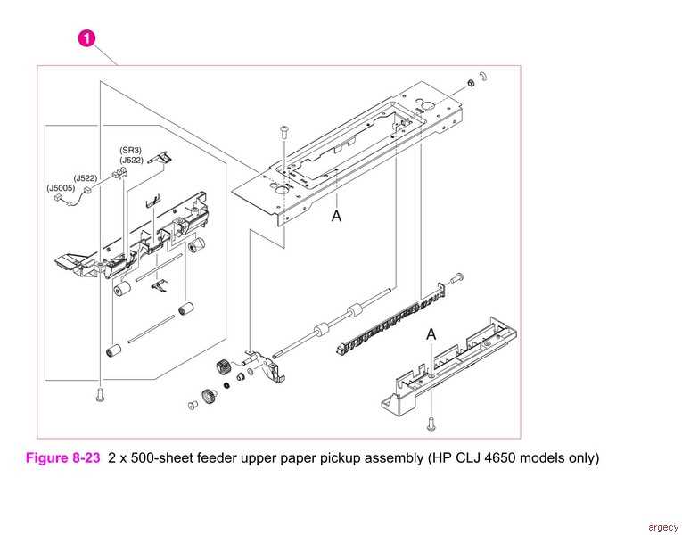 hp officejet 4650 parts diagram