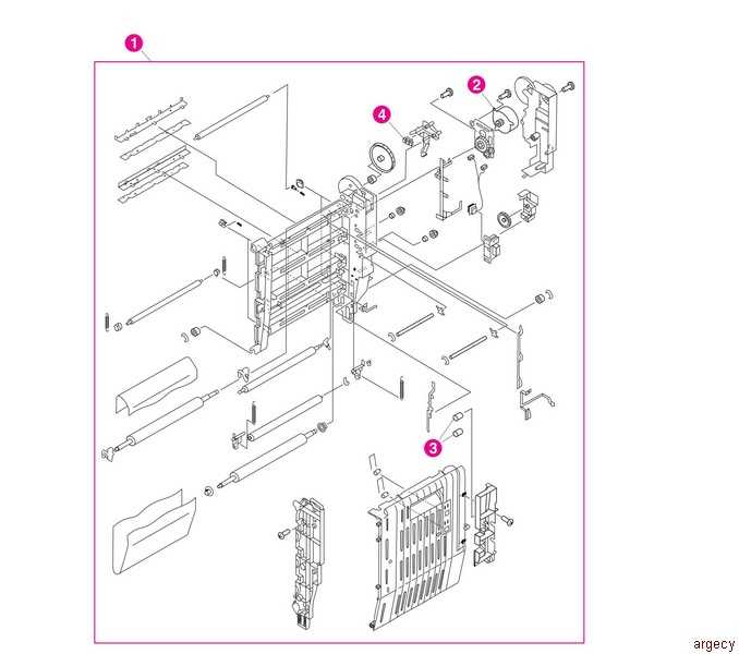 hp officejet 4650 parts diagram