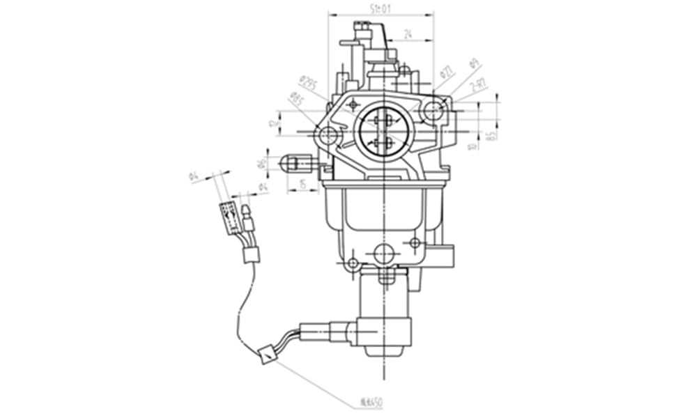 huayi carburetor parts diagram