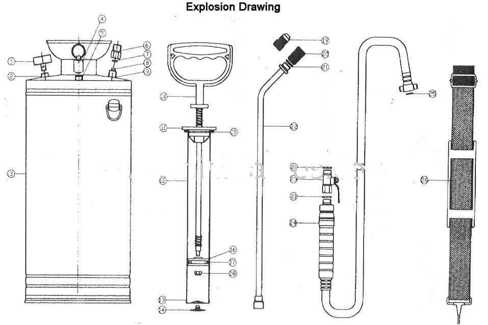 hudson sprayer parts diagram