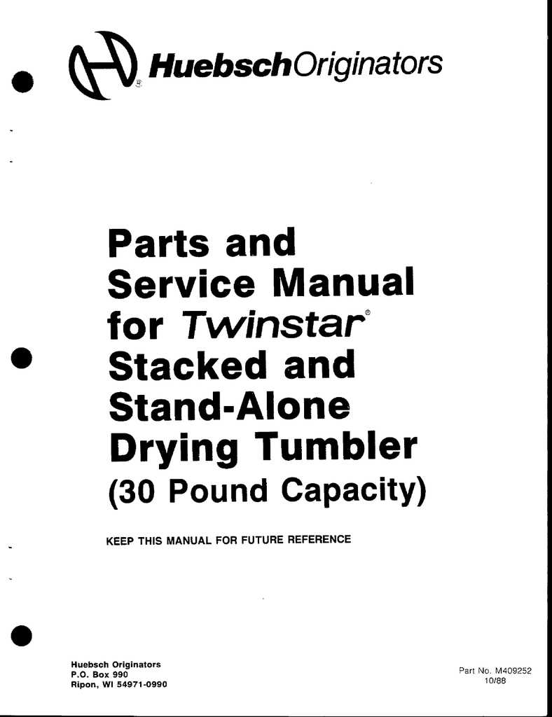 huebsch dryer parts diagram