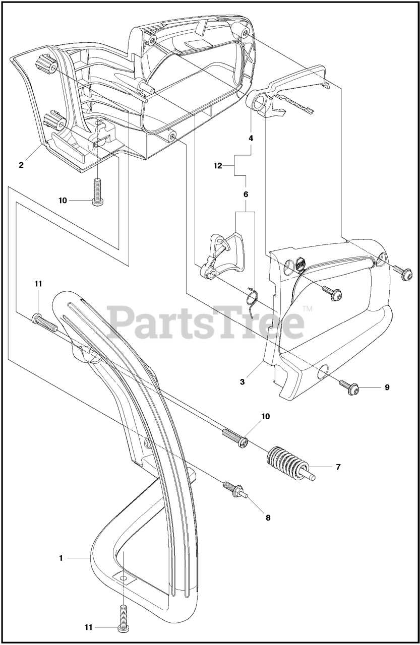 husqvarna 120 chainsaw parts diagram