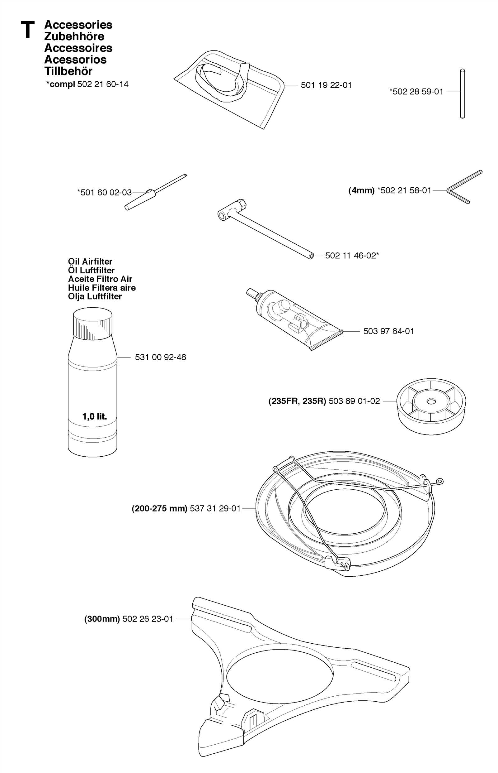 husqvarna 235 parts diagram