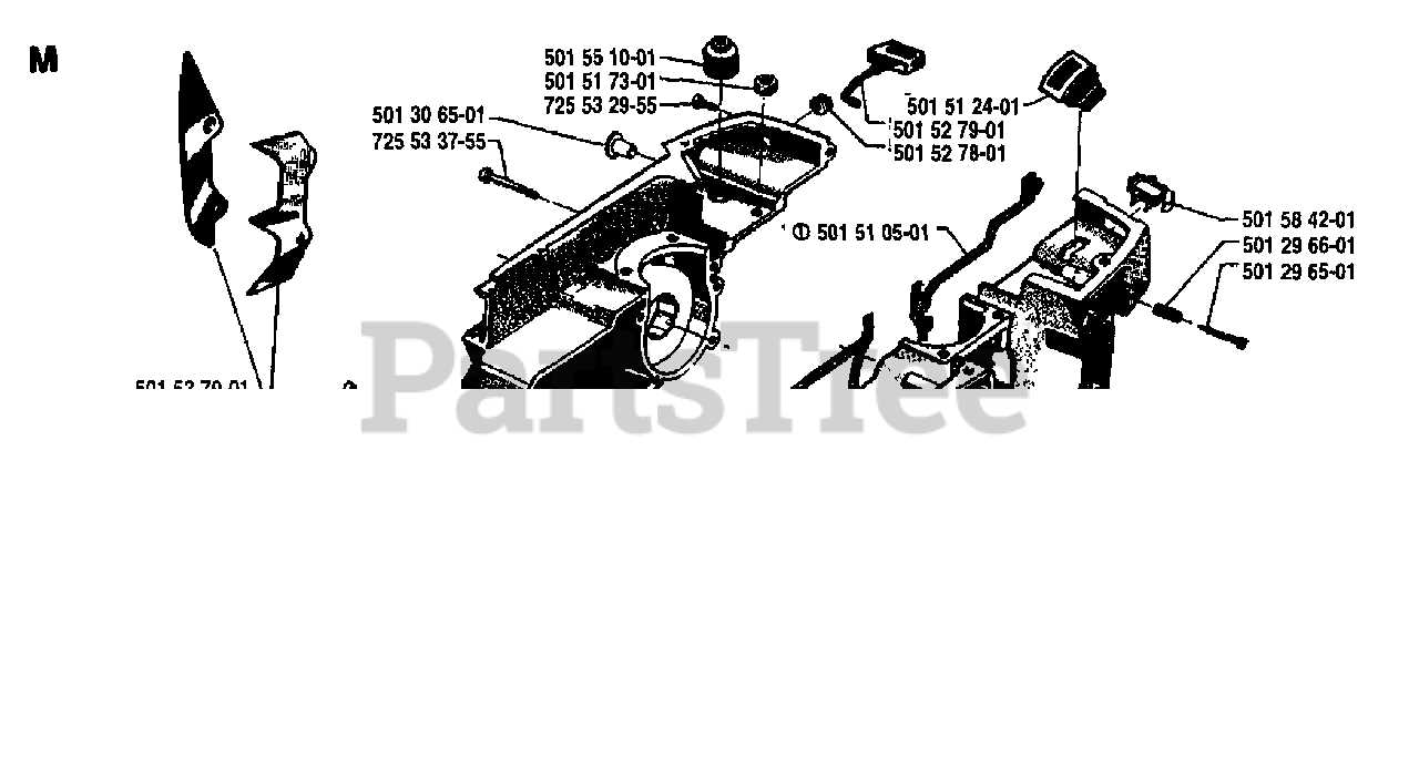 husqvarna 266 parts diagram