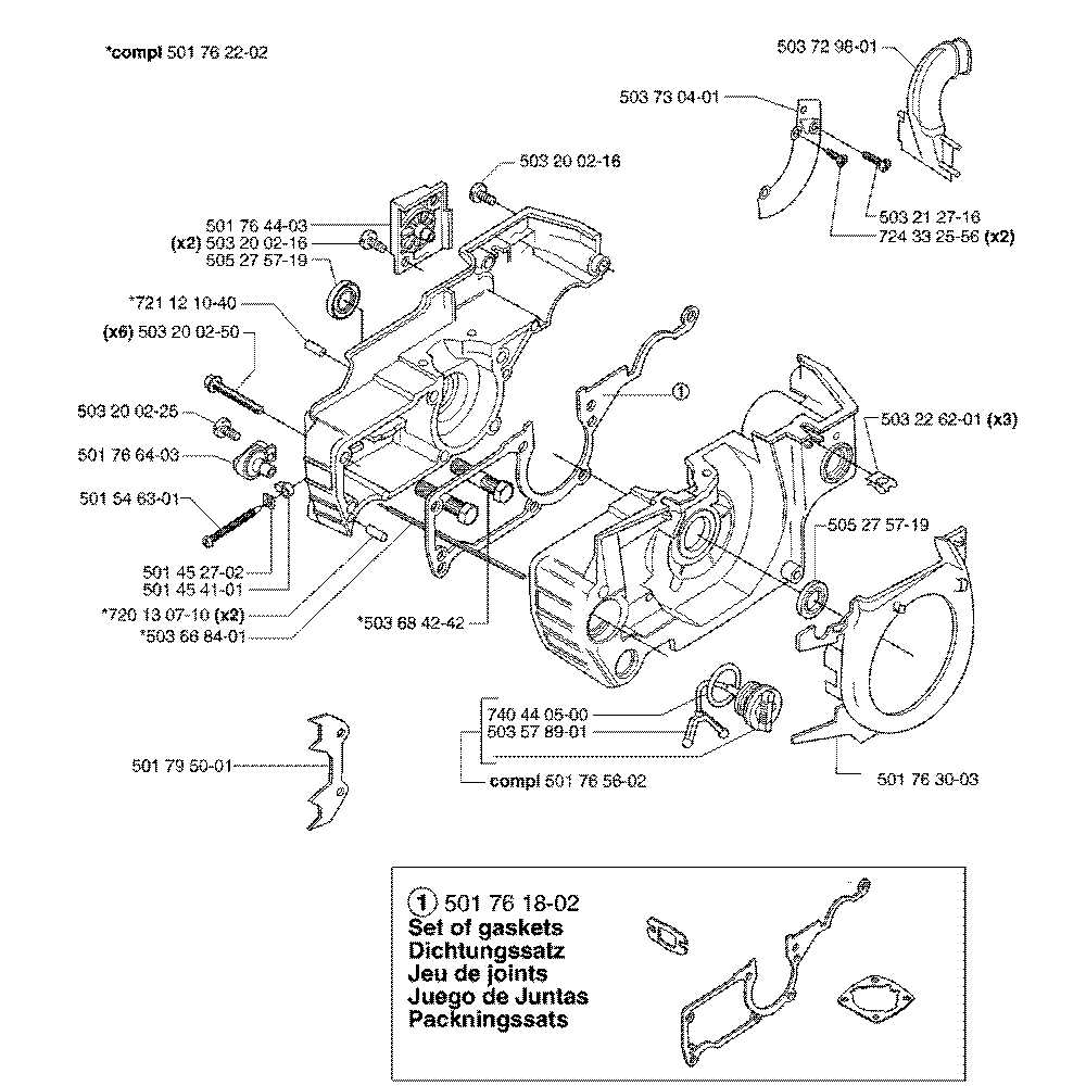 husqvarna 340 chainsaw parts diagram