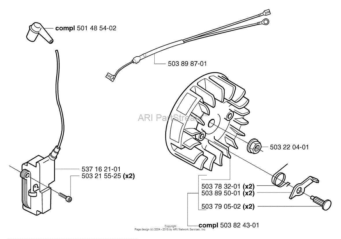 husqvarna 345 chainsaw parts diagram