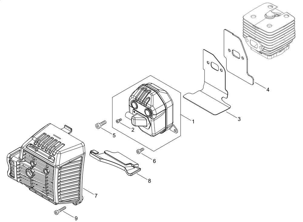 husqvarna 372xp chainsaw parts diagram