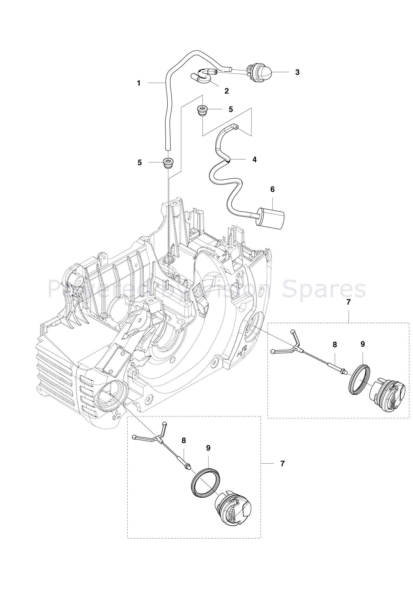 husqvarna 455 parts diagram