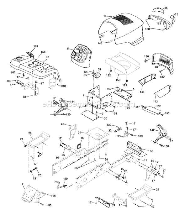 husqvarna 48 inch mower deck parts diagram