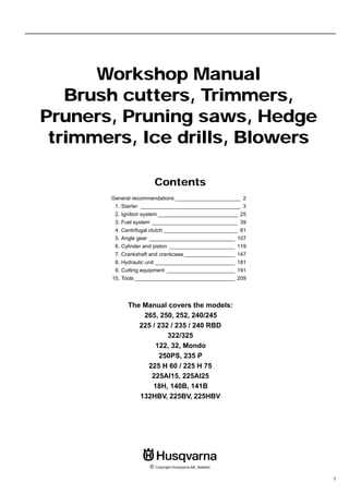 husqvarna brush cutter parts diagram