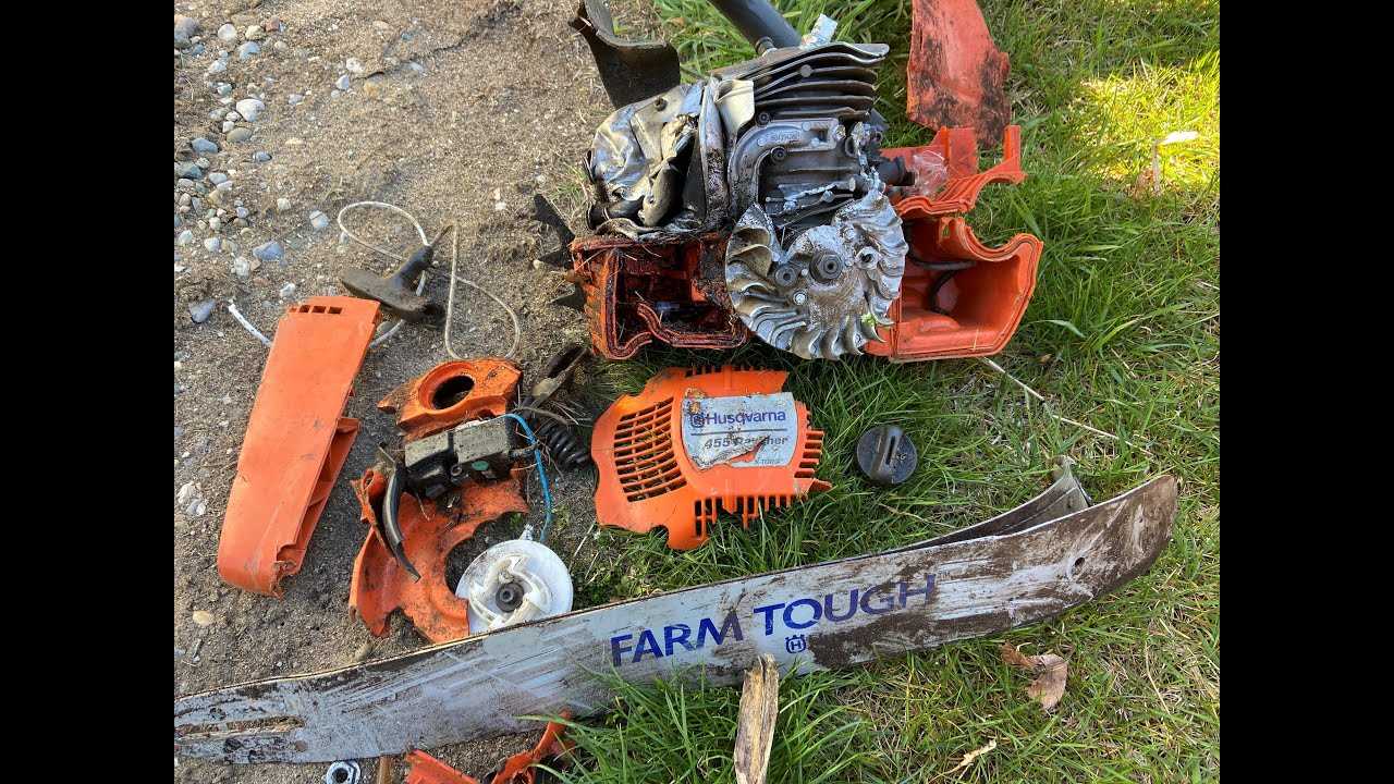 husqvarna chainsaw 455 rancher parts diagram