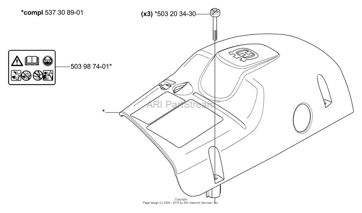 husqvarna chainsaw 455 rancher parts diagram