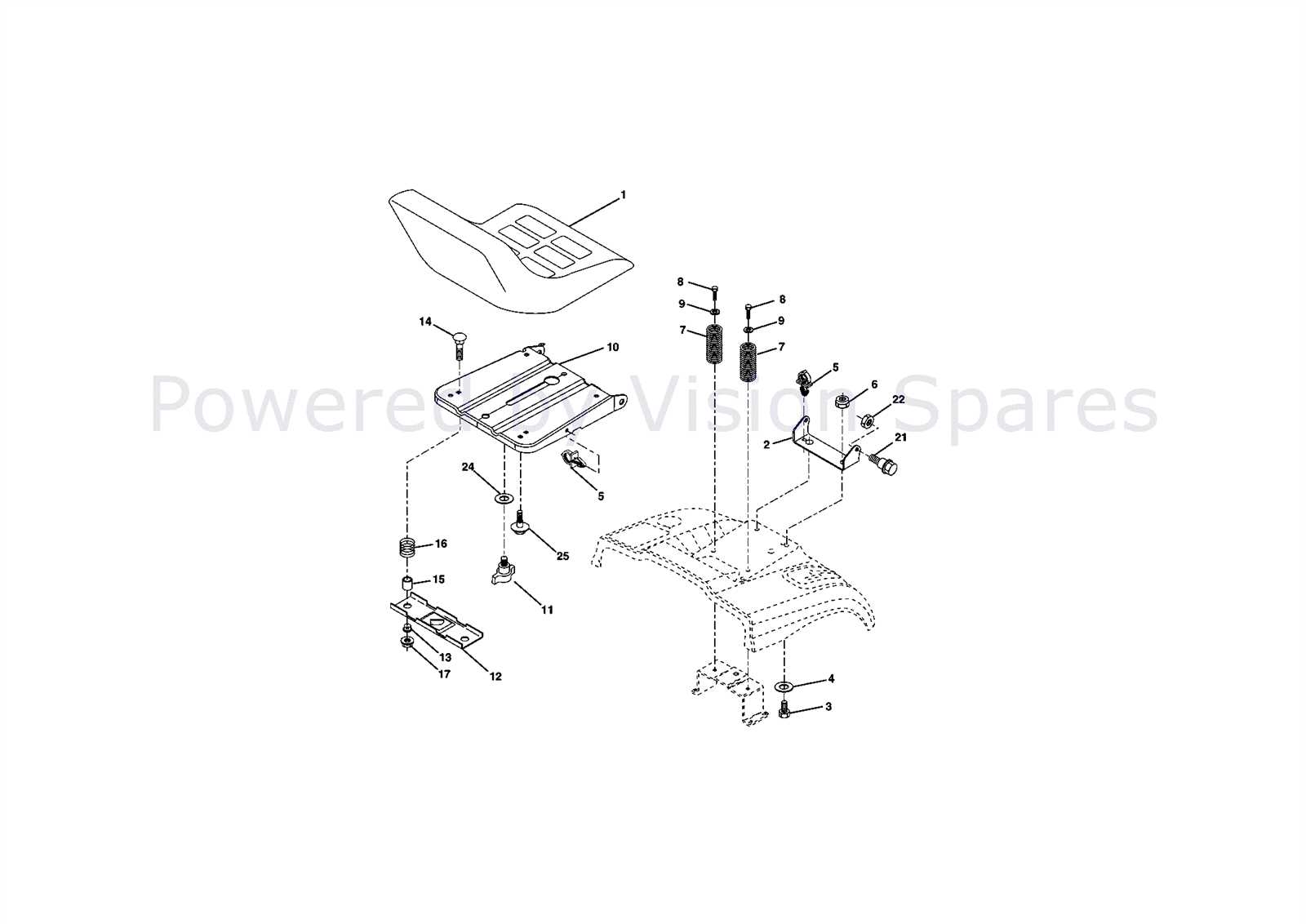 husqvarna lawn tractor parts diagram