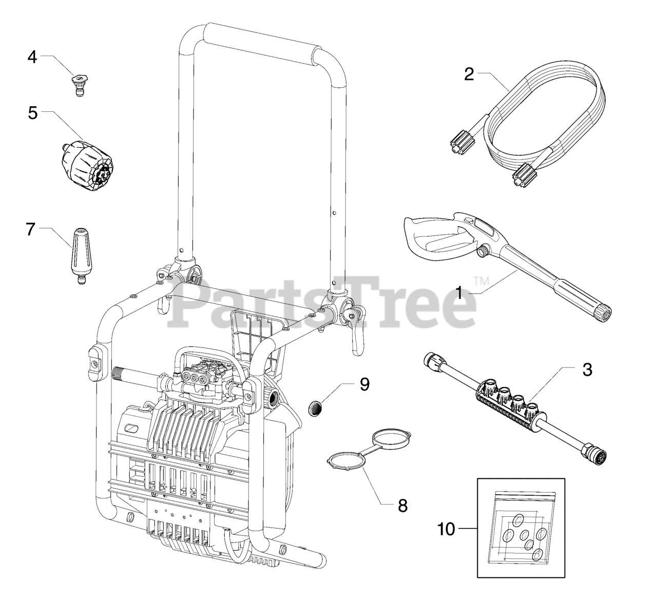 husqvarna pressure washer parts diagram