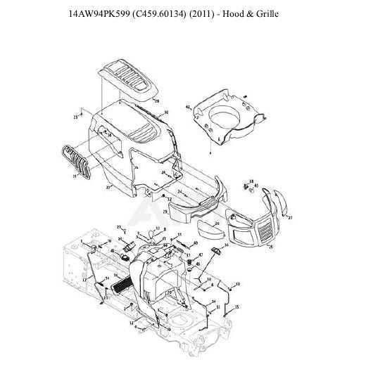 husqvarna ride on mower parts diagram