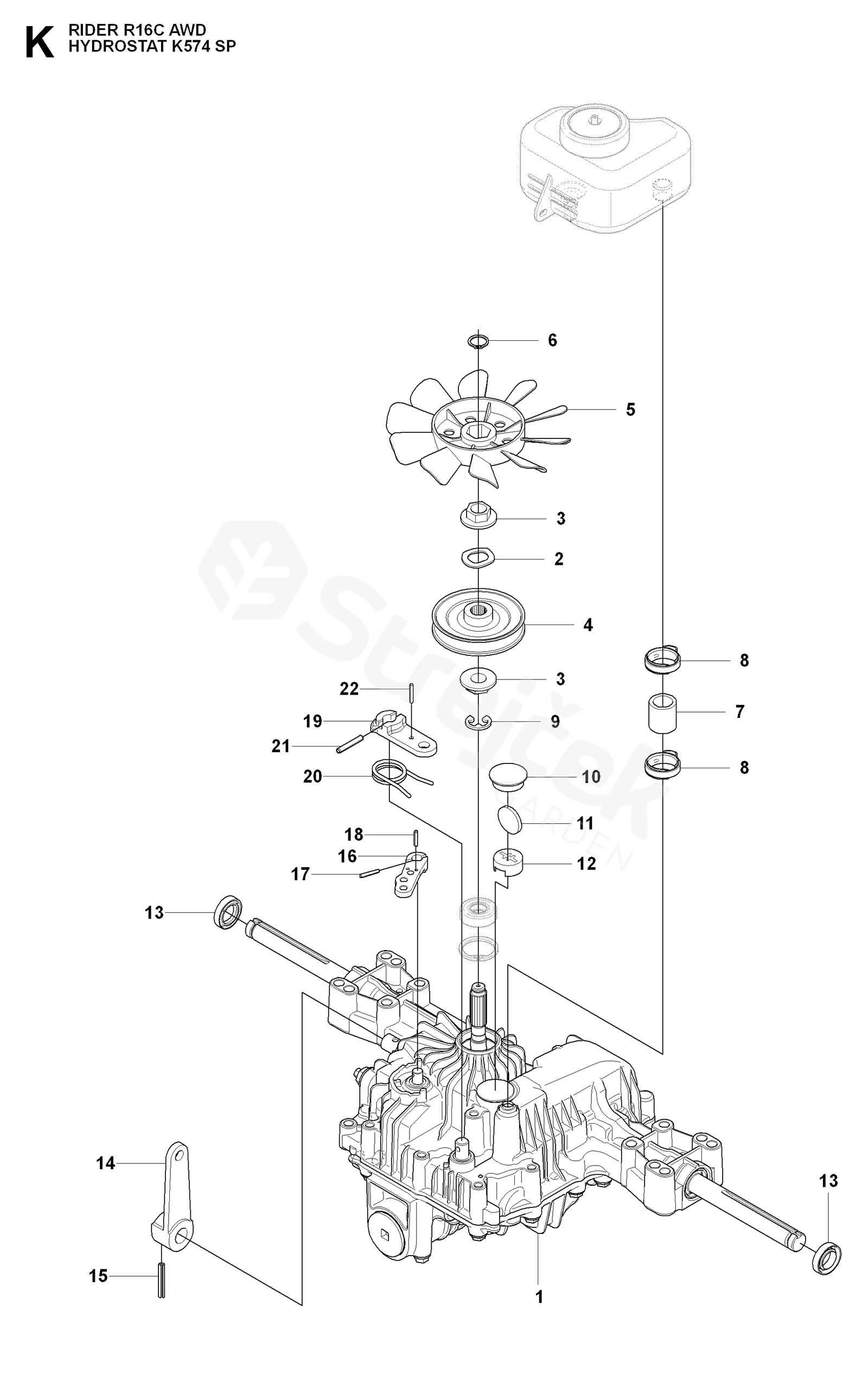 husqvarna rider 16 parts diagram