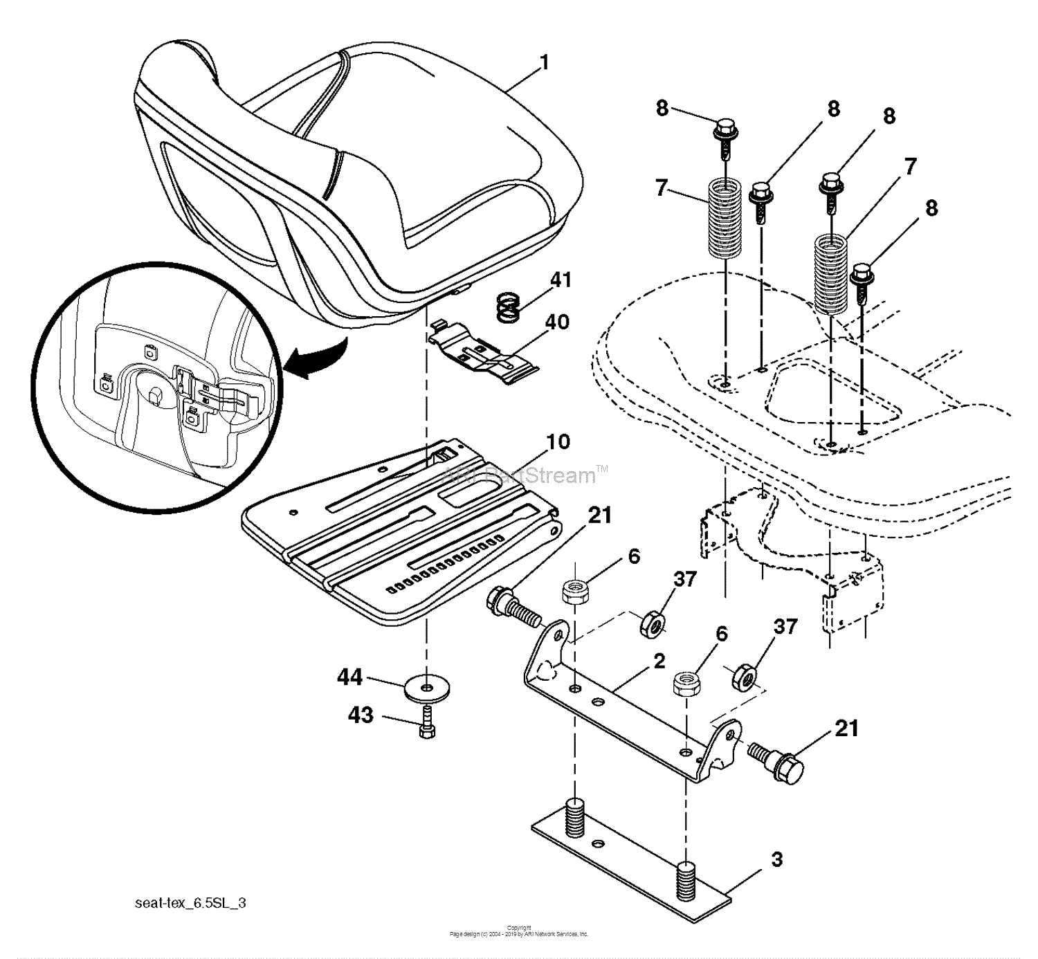 husqvarna riding lawn mower parts diagram