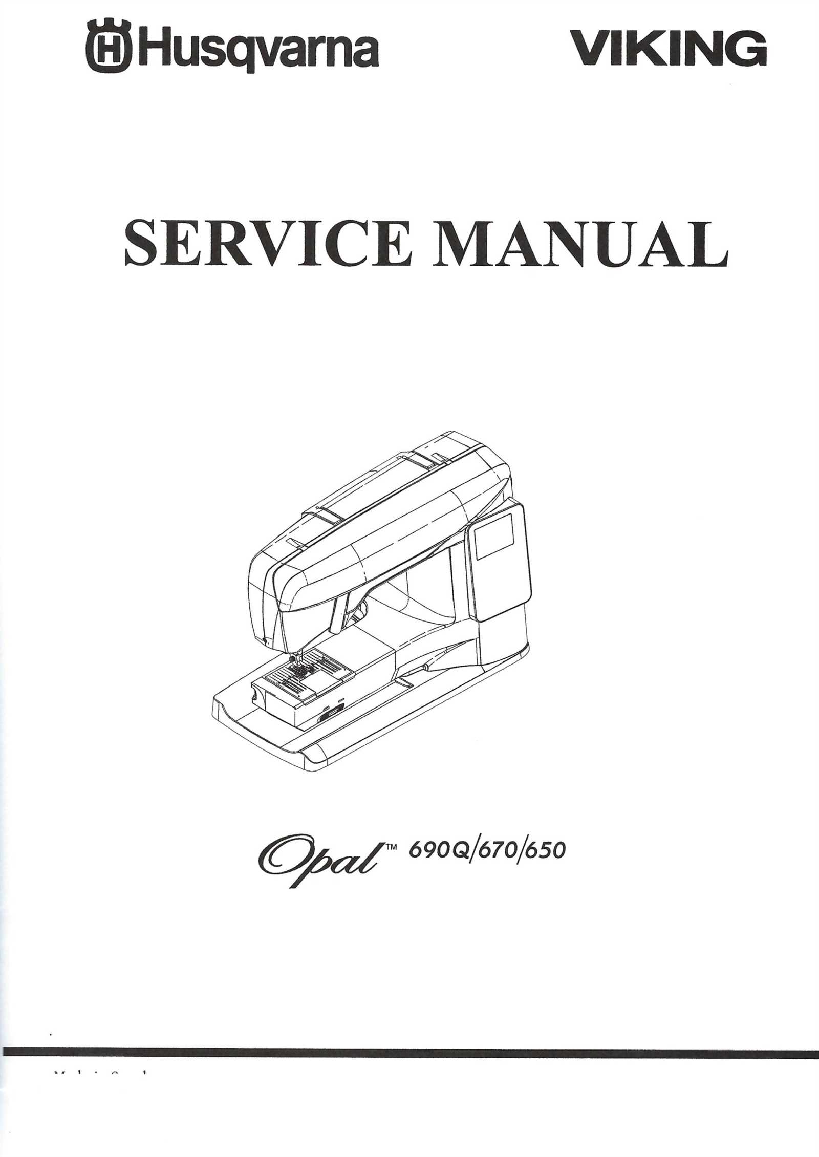 husqvarna viking parts diagram