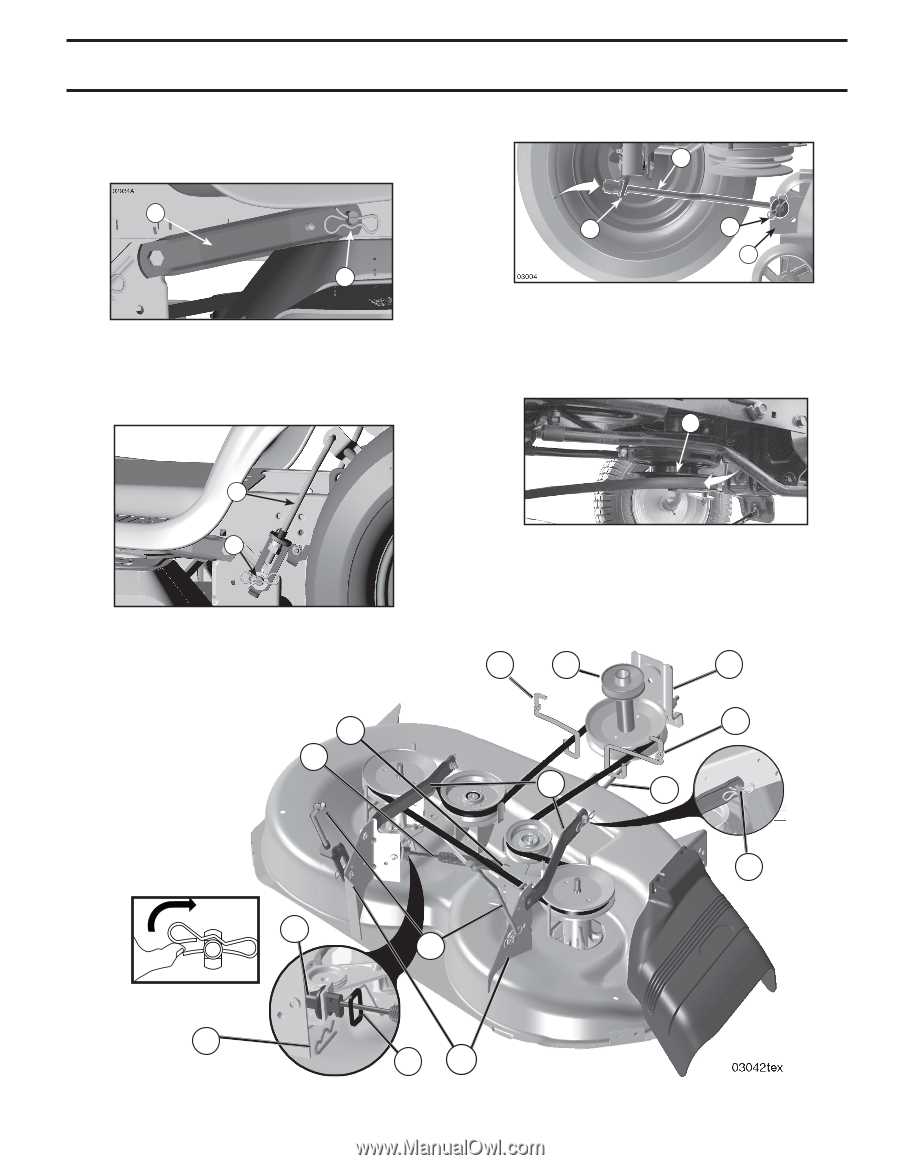 husqvarna yth22v46 deck parts diagram