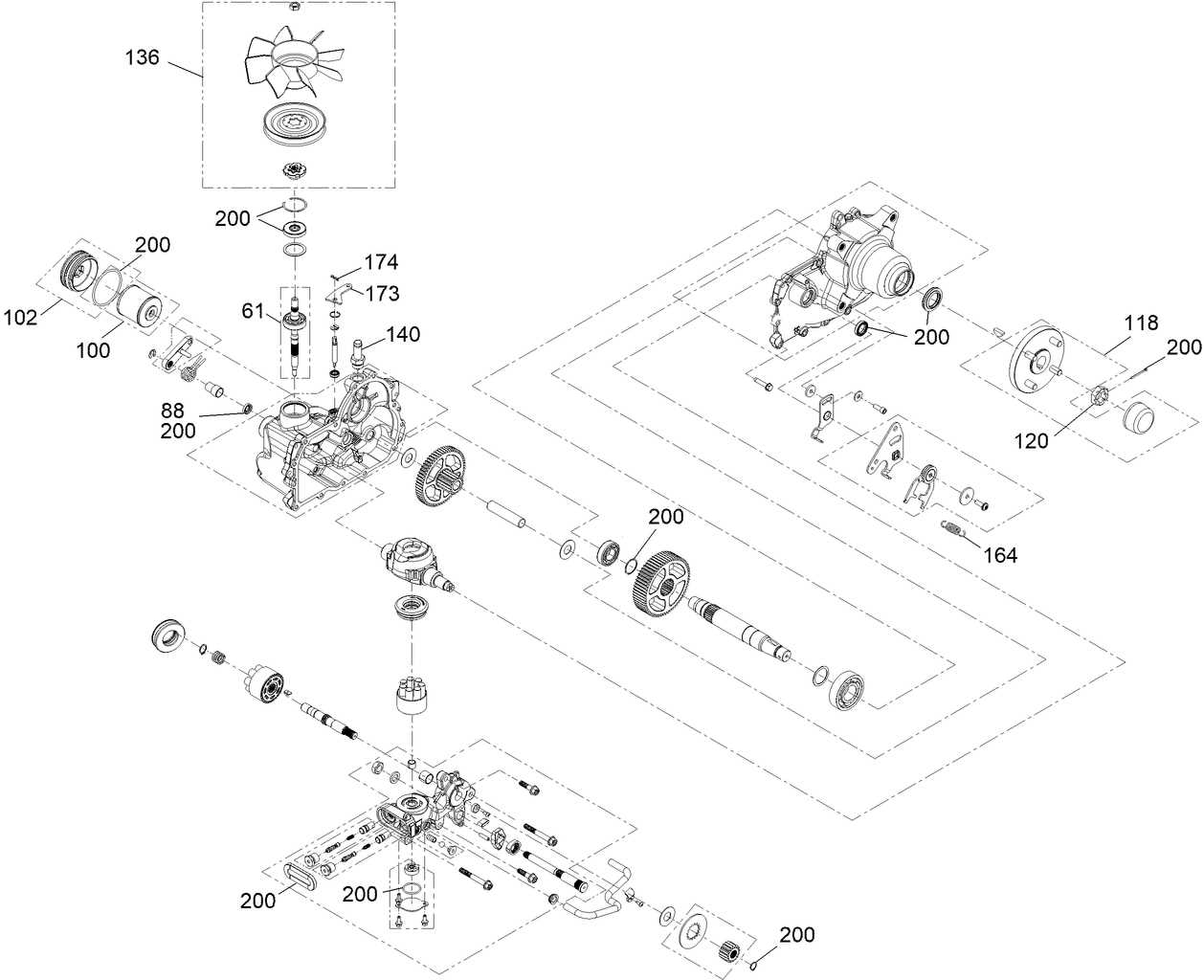 hydro gear zt 2800 parts diagram