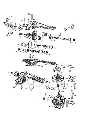 hydrostatic transmission parts diagram