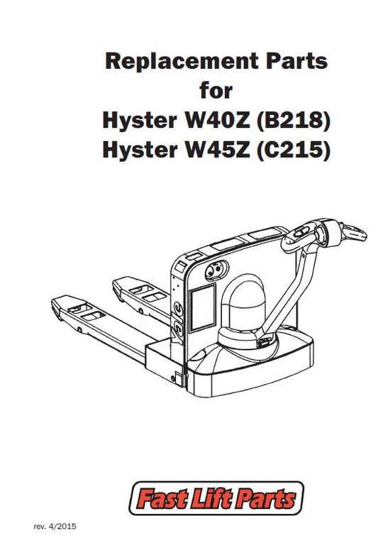 hyster forklift parts diagram
