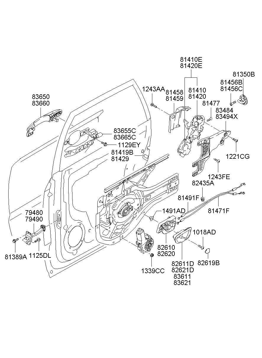 hyundai tucson parts diagram