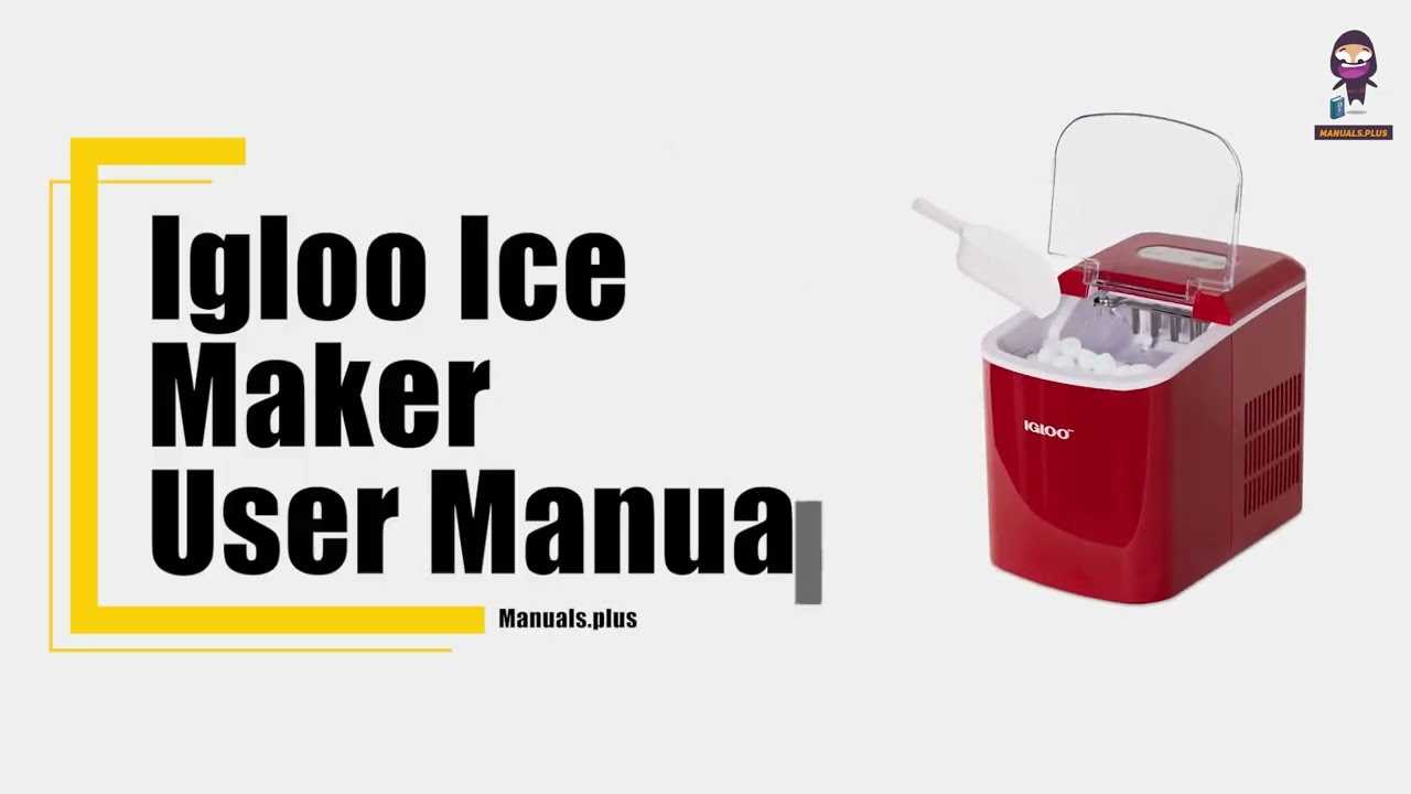 igloo countertop ice maker parts diagram