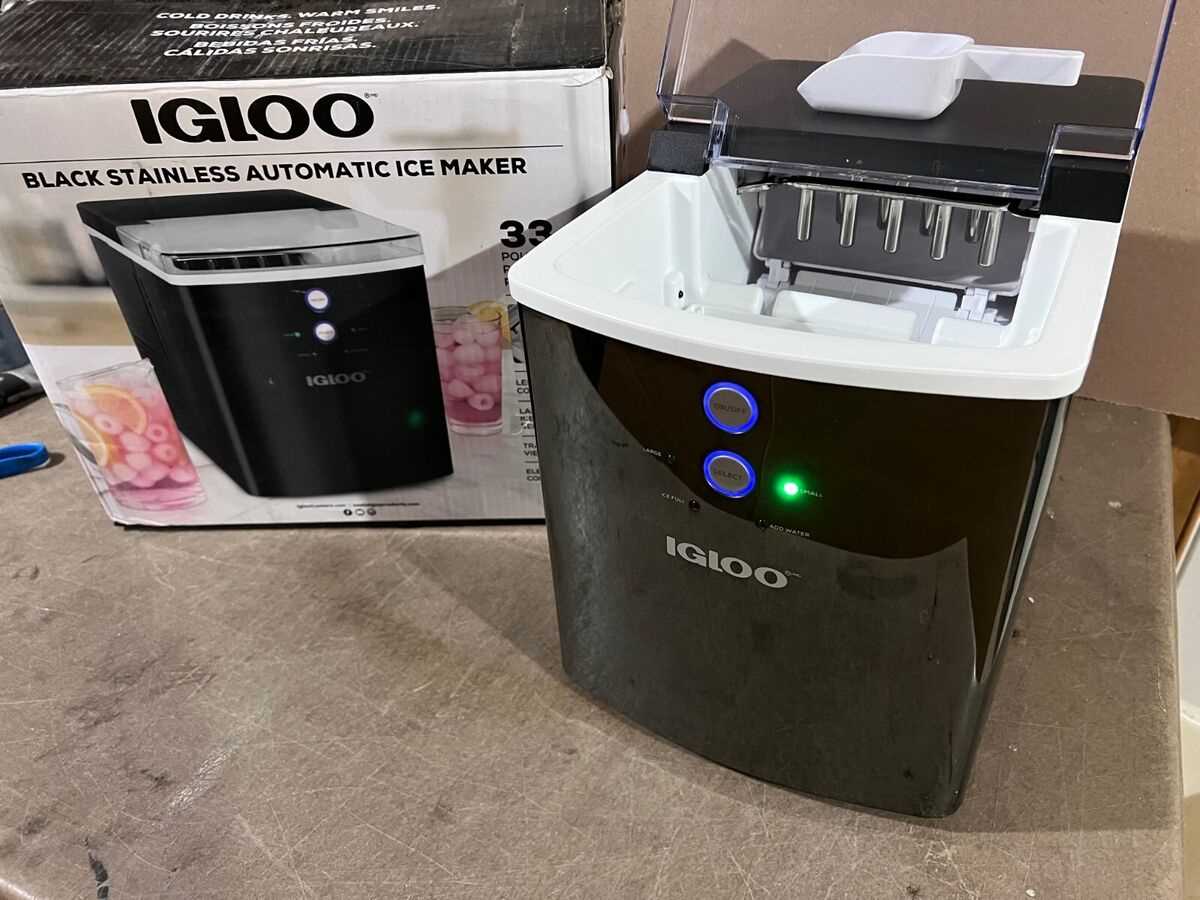 igloo countertop ice maker parts diagram