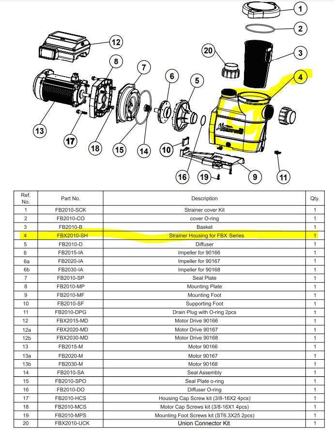 impeller parts diagram