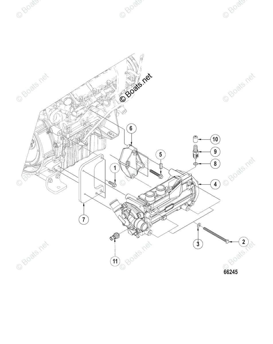 inboard motor parts diagram