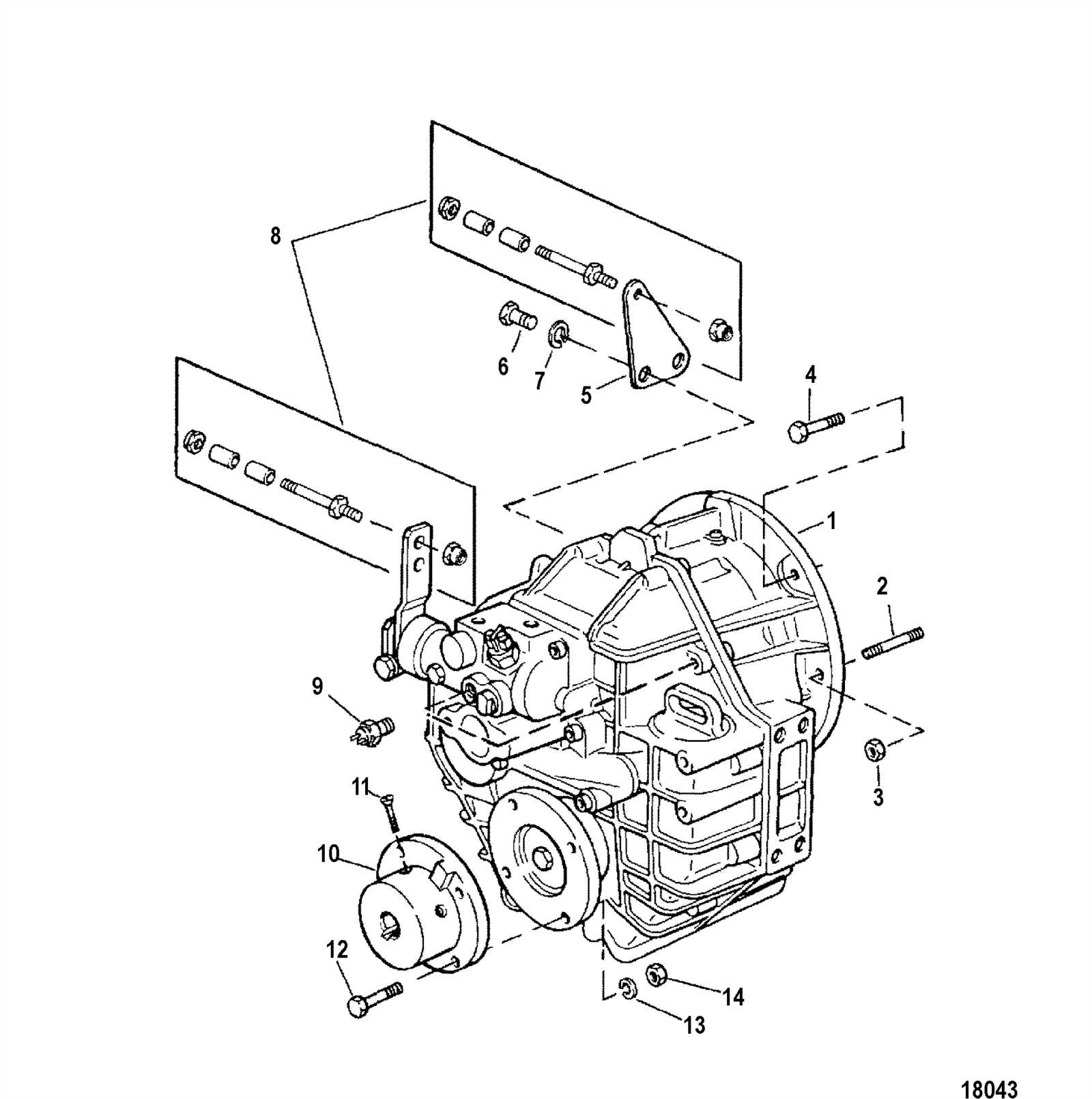 inboard motor parts diagram