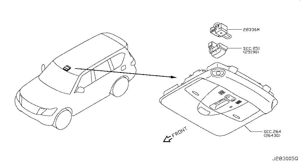 infiniti parts diagram