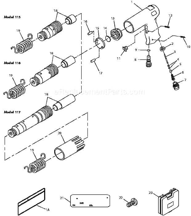 ingersoll rand air hammer parts diagram