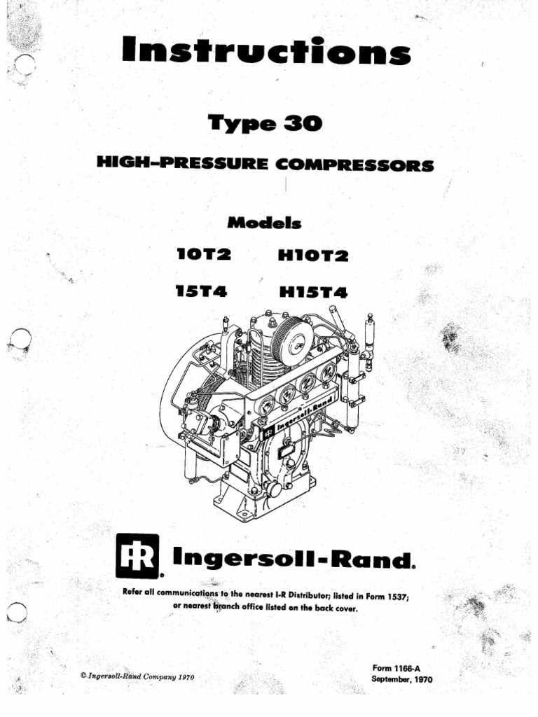 ingersoll rand t30 air compressor parts diagram