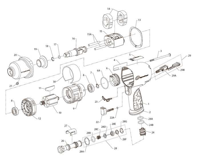 ingersoll rand titanium 1 2 impact parts diagram