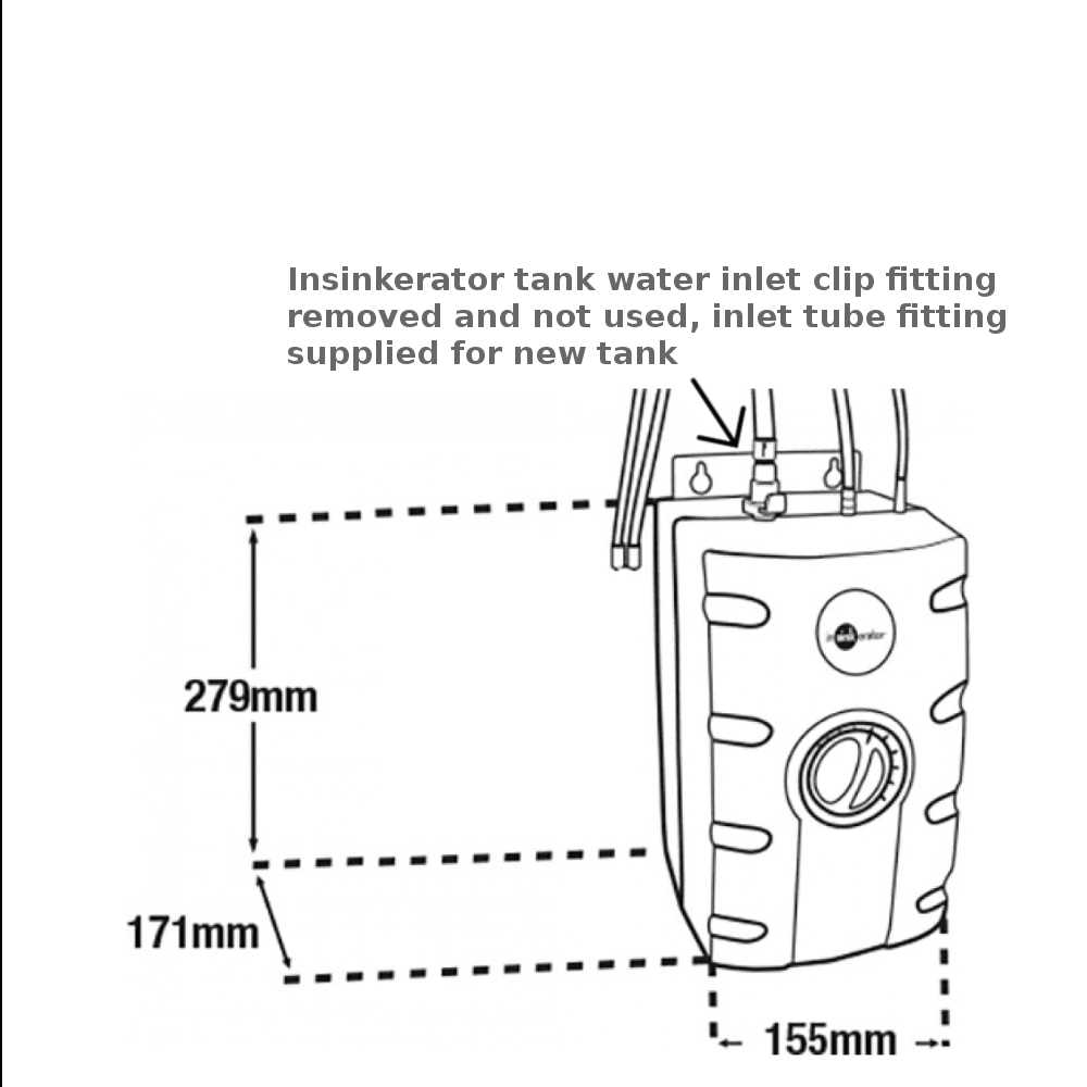 insinkerator hot100 parts diagram