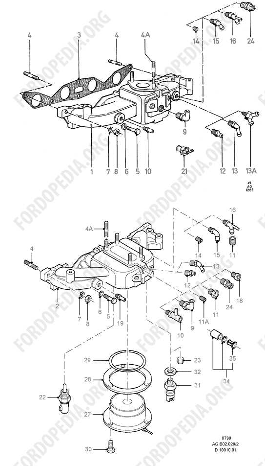 intake manifold parts diagram