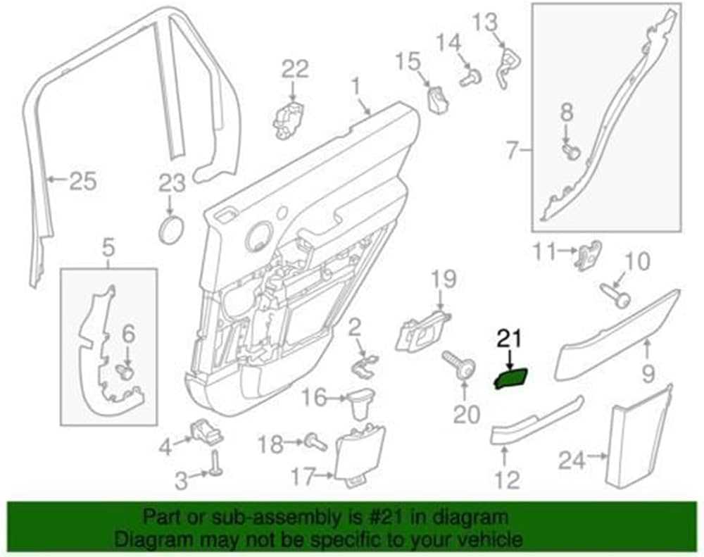 interior car door parts diagram