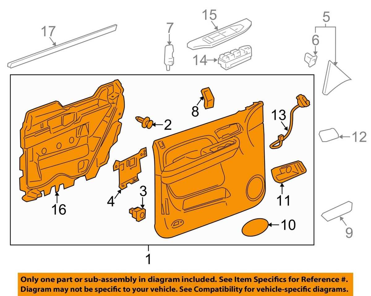 interior door parts diagram